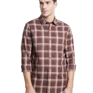 Symbol Premium Men's Stylish Checkered Shirt-Regular Fit | Full Sleeve | Pure Cotton | Smart Casual Wear (Available in Plus Size)
